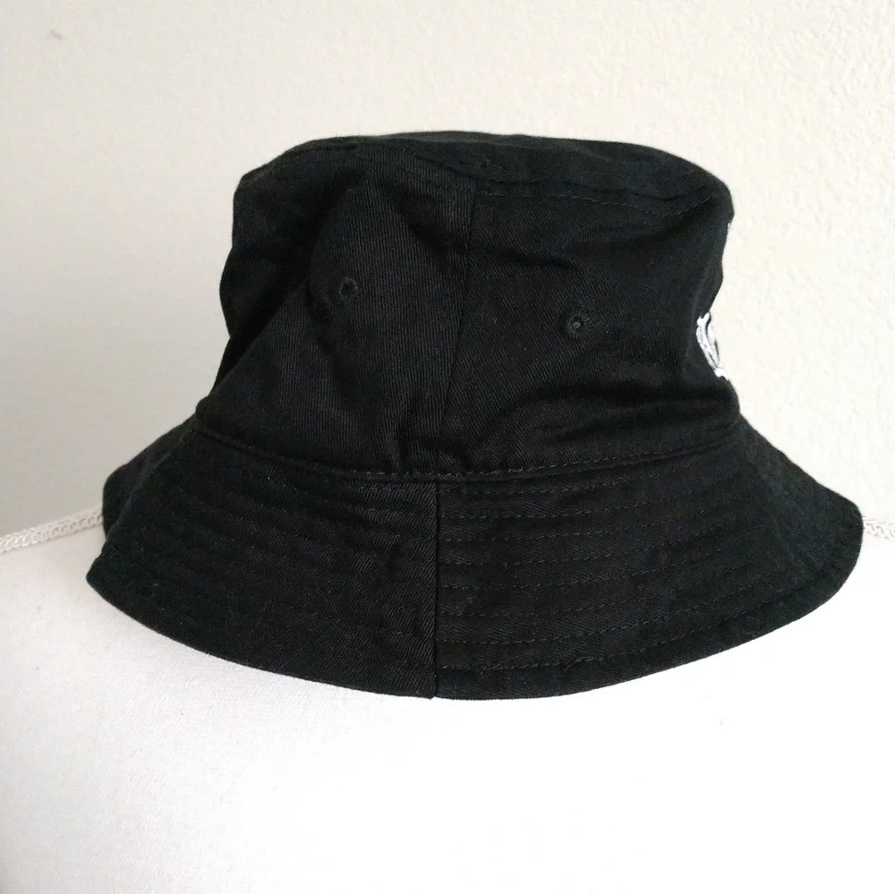 Lysergic Dead Spiral '21 Bucket Hat Sun Hat Black White Embroidered Unisex OS